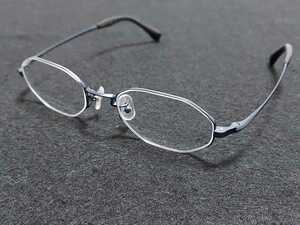 新品 Phosphorus ポスポロス　日本製　メガネ　眼鏡　高級感　上品　フルリム　チタン　軽い　ブルー　青