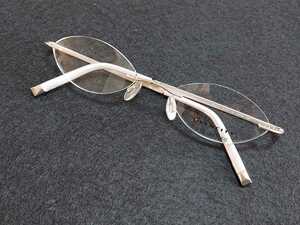 新品　VELOCITY ベロシティ　日本製　ホヤ　メガネ　眼鏡　高級感　上品　ツーポイント　軽い　マットシルバー