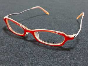 新品　GOSH ゴッシュ 日本製　メガネ　眼鏡　高級感　上品　セルフレーム　軽い　レッド　赤
