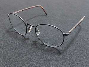 新品　GIORGIO ARMANI　ジョルジオ・アルマーニ　イタリア製　メガネ　眼鏡　高級感　上品　フルリム　軽い　ボストン　黒ぶち