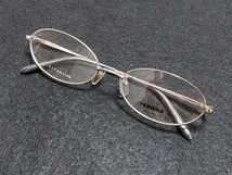 新品 renoma　レノマ　メガネ　眼鏡　高級感　上品　フルリム　チタン　オーバル　シルバー_画像5
