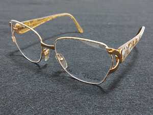 新品　paloma picasso　パロマピカソ　オーストラリア製　 メガネ　眼鏡　高級感　上品　フルリム　軽い　ゴールド