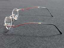 新品　Fu-ga フーガ　日本製 メガネ　眼鏡　高級感　上品　ツーポイント　チタン　軽い　ピンク_画像4