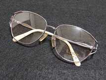 新品 LUSTER　ラスター　メガネ　眼鏡　高級感　上品　フルリム　軽い　20KGF 20金張り　紫　パープル_画像6