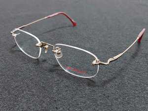 新品 Super memory-S スーパーメモリー　日本製　メガネ　眼鏡　高級感　上品　ツーポイント　軽い　超弾性　シルバー