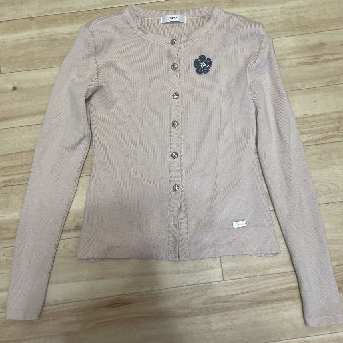 Rene【定価16万】カメリアボタン ニットワンピース コート FOXEY希少