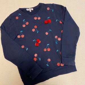 [ free shipping ] glow bar Work 140 sweatshirt cherry 