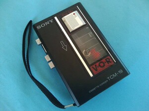 SONY кассета магнитофон TCM-19 корпус только * Junk 