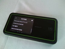 UQ WiMAX 2＋ Wi-Fi ルーター speed WI-FI NEXT W02 モバイルルーター 通電確認済 定形外送料210円可_画像3