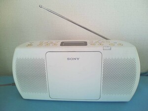 SONY　 ソニー　ZS-E20CP CDラジオ 　ホワイト　電源ケーブル付き★完動品
