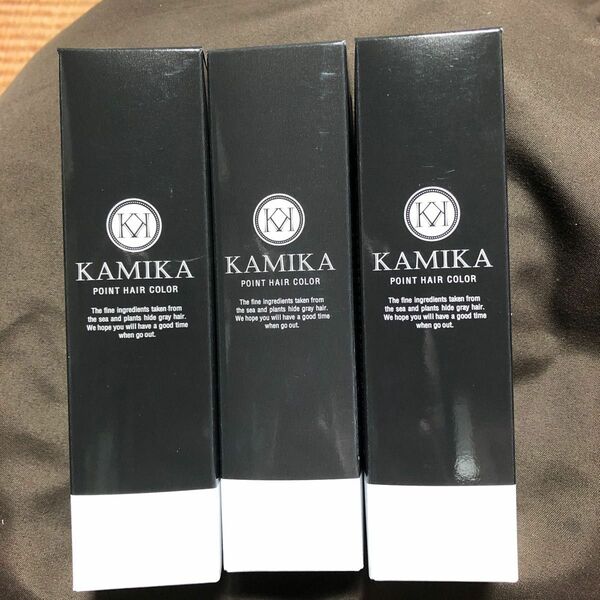 白髪隠し 部分染め KAMIKA（カミカ） ポイントヘアカラー ダークブラウン　30g ×３