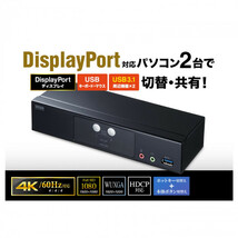 DisplayPort対応パソコン自動切替器(2:1) SW-KVM2HDPU_画像3