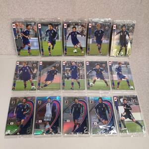 * Panini Football League wafers 2014 Japan representative selection [PFL06W]15 pieces set Honda ../ inside rice field . person etc*PANINI FOOTBALL/CA shelves 