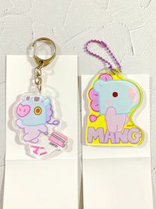 BTS BT21 トレーディングアクリルキーホルダー MANG ホビ