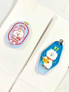 BTS BT21 アクリルキーホルダー RJ アールジェイ JIN ジン