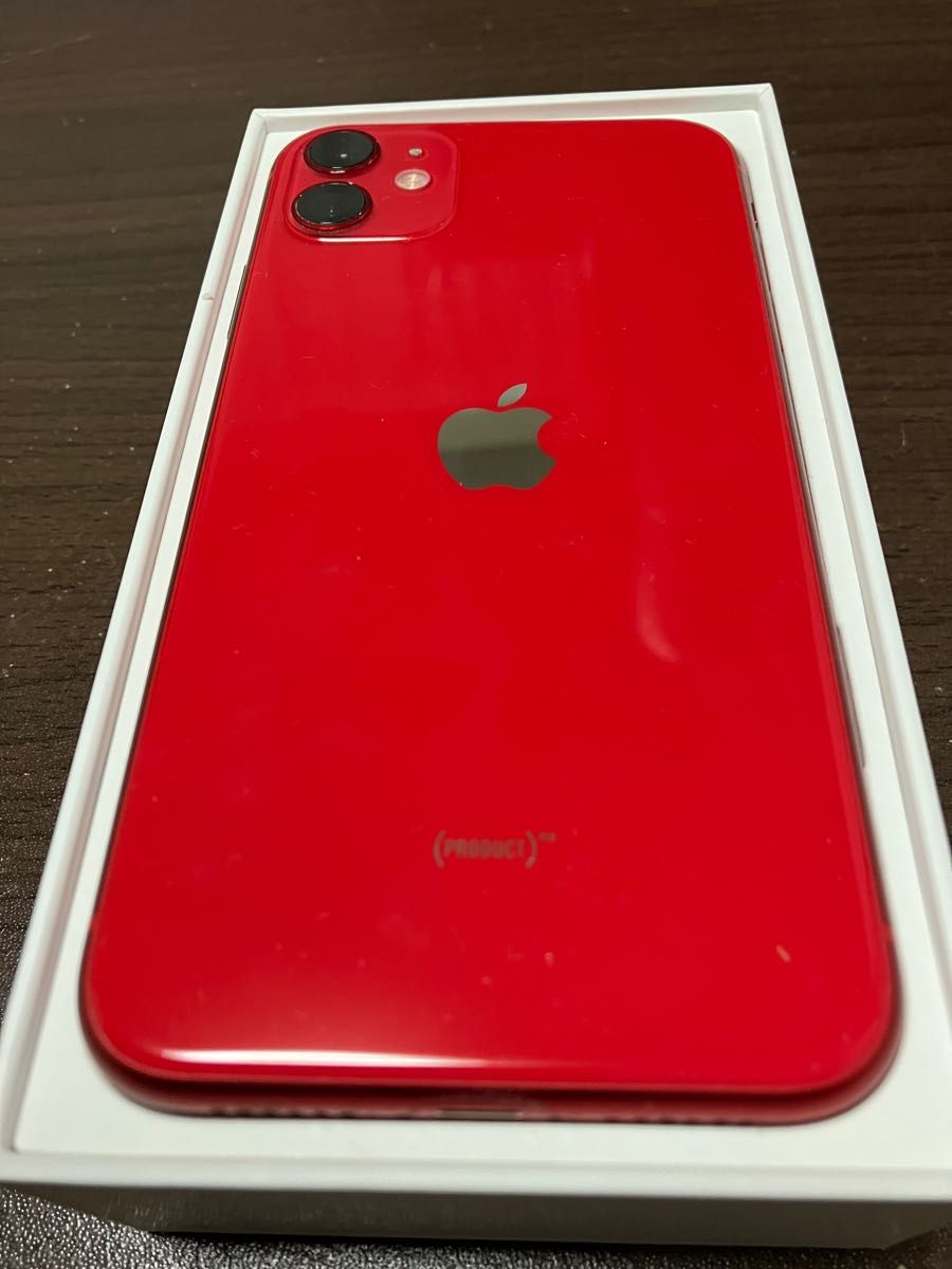 iPhone 11 (PRODUCT)RED 64 GB SIMフリー背面破損品 | myglobaltax.com