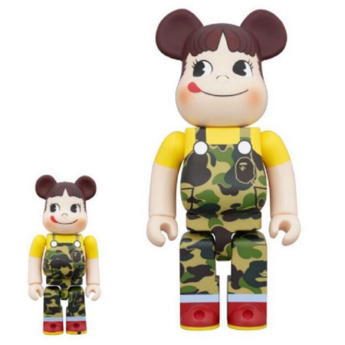 BE＠RBRICK BAPE(R) × ペコちゃん 1000%（グリーン）-