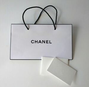 CHANEL シャネル ショップ袋 & メッセージカード