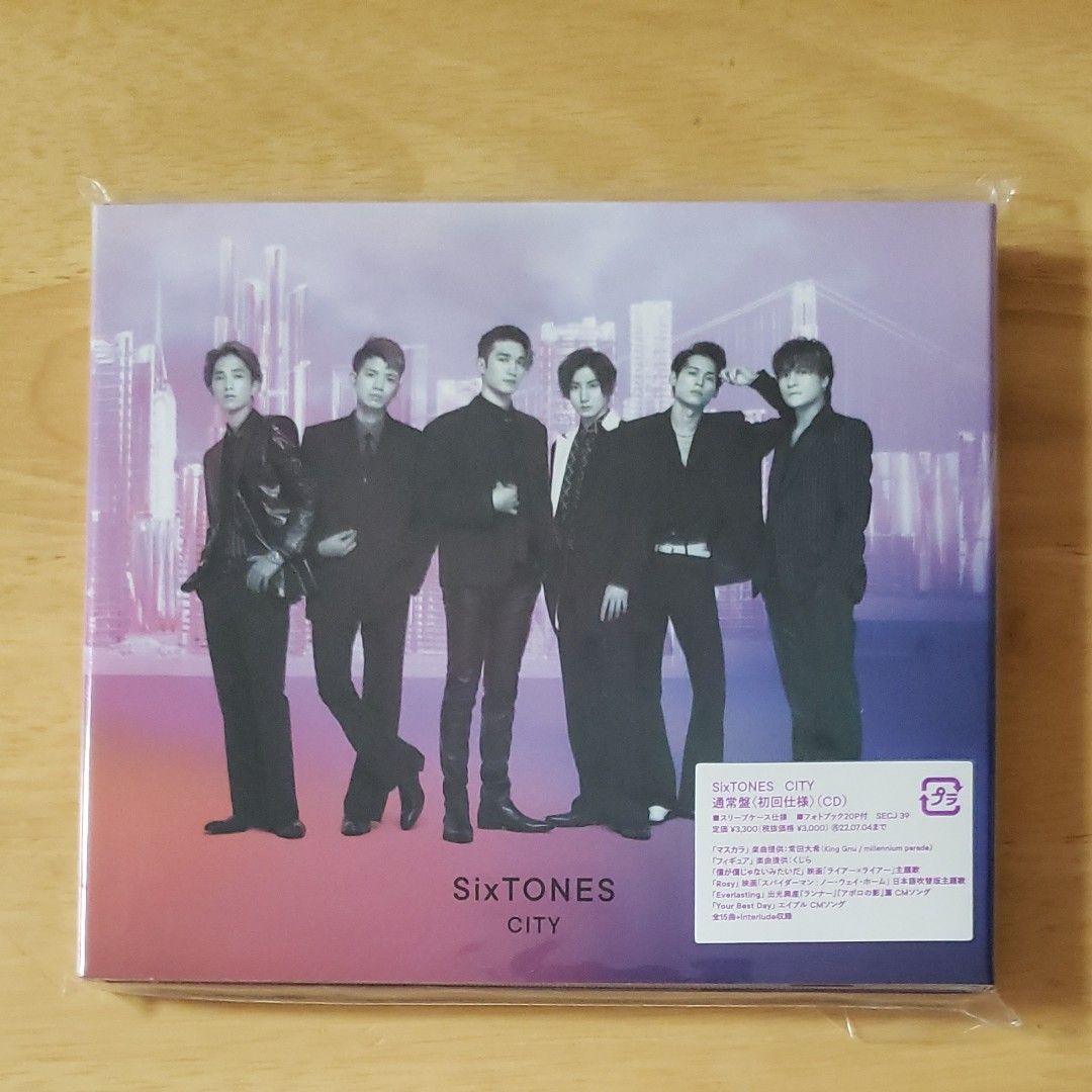 在庫僅少】 SixTONES Feel (Blu-ray付) da Prince City & CD+Blu-ray 