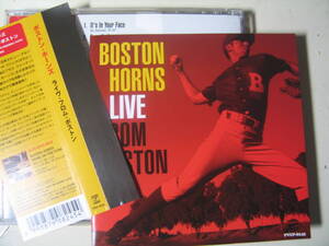 無傷国内CD ボストン・ホーンズ BOSTON HORNS/ライヴ・フロム・ボストン LIVE ファンク ソウル/タワーオブパワーのファンにも/s