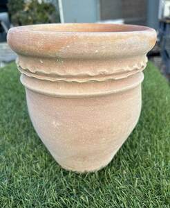  Italy made terra‐cotta planter decoration . attaching pot height 20cm jpy type stylish plant pot round flower pot unglazed pottery . pot ceramics 