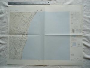 【古地図 昭和40年代】『都農』五万分一地形図NI-52-6-7(延岡7号)【宮崎 鉄道日豊本線美々津隧道 尾鈴隧道 川南国立宮崎療養所唐瀬原給水塔