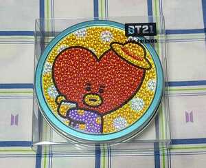 BTS 防弾少年団 BT21 LINEフレンズ スパークスラウンドカン サマー TATA テヒョン キムテヒョン V