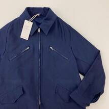 美品 MAATEE＆SONS FRENCH WORK ZIP JACKET インディゴネイビー 2サイズ MT1303-0903B マーティー&サンズ ブルゾン ジャケット 2110022_画像5