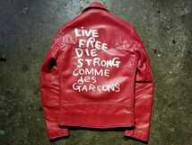 COMME des GARCONS 青山オリジナル Lewis Leathers No.391 LIGHTNING AD2020 コムデギャルソン ルイスレザー ライトニング 34 Live FREE_画像3