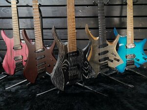 ■価格応談!!■整備品■下取OK!!★Volder Guitars Ajent 6 Ash/P90 オープンポア塗装 ヘッドレスギター・ファンフレット