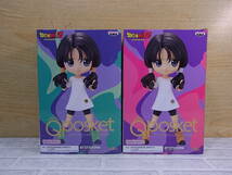 □Fb/474☆【未開封品】バンプレスト BANPRESTO☆ドラゴンボールZ DRAGONBALL☆ビーデル VIDEL☆[A]＆[B] 2体セット☆Qposket フィギュア_画像4