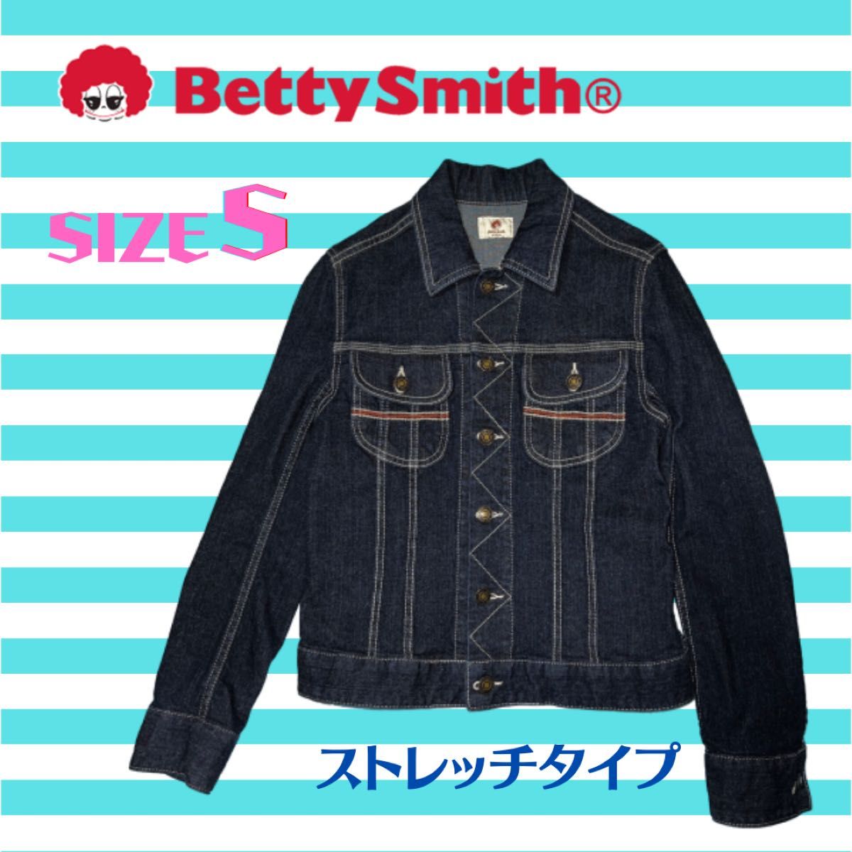 BETTY BOOP ベティブープ 裏ボア ワッペン デニムジャケット www