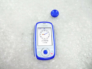 NTT DoCoMo Kids мобильный телефон HW-01D ограничение использования 0 голубой персональная сигнализация б/у 