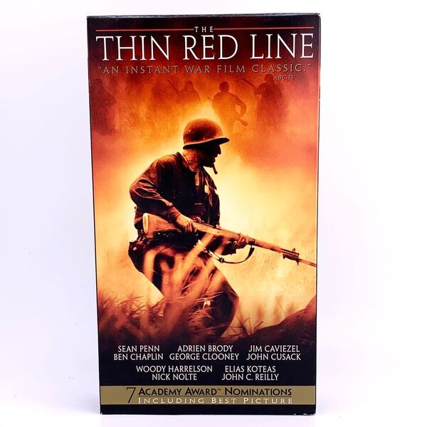 【VHS】The Thin Red Line シン・レッド・ライン 映画 海外 英語 ビデオテープ エイドリアン・ブロディ 戦争