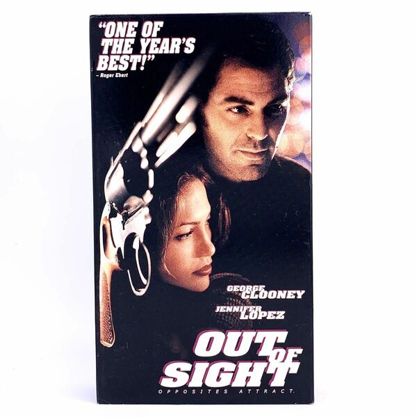 【VHS】Out of Sight アウトオブサイト 映画 海外 映画 ビデオテープ ジョージ・クルーニー ジェニファー・ロペス