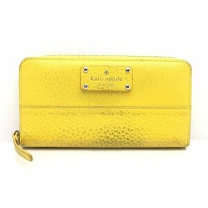 1円~ ケイトスペード KATE SPADE 長財布 ラウンドファスナー ラウンドジップ PWRU2611 P091 0313 レザー 13-21052922