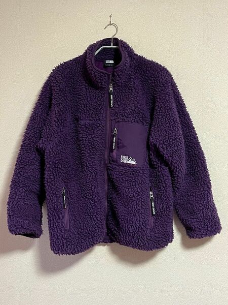 FIRST DOWN(ファーストダウン)☆ 紫色ボアジャケット　