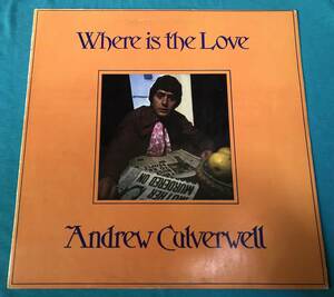 LP●Andrew Culverwell / Where Is The Love UKオリジナル盤Polydor2343-035