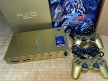 PS2 SCPH-55000GU 機動戦士Zガンダム 百式ゴールド・パック モデル ゲームソフト欠品_画像4