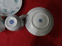 陶器　HOYA　 CLEAN　カップ＆ソーサー　コーヒーカップ　サイズ約直径８cm高さ6cm　HOYA CLEAN　２客セット　まとめて　ep-57_画像4
