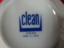 陶器　HOYA　 CLEAN　カップ＆ソーサー　コーヒーカップ　サイズ約直径８cm高さ6cm　HOYA CLEAN　２客セット　まとめて　ep-57_画像5