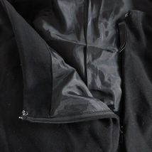 クチュールブローチ COUTURE BROOCH スカート フレア ミニ サイドファスナー 薄手 無地 36 黒 ブラック ボトムス /NA レディース_画像3