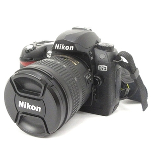 ニコン Nikon DIGITAL CAMERA D70/dx 18-70mm F3.5-4.5G 一眼レフカメラ レンズキット 黒 ブラック ジャンク その他
