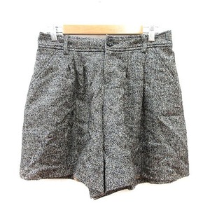 k Miki .k Kumikyoku KUMIKYOKU pants culotte Short wool 3 black black /MN lady's 