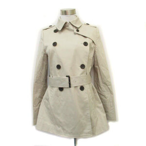  Katty KETTY doux taucher trench coat middle height belt attaching 1 beige /MS2 lady's 