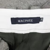 マカフィー MACPHEE トゥモローランド ハーフパンツ ショートパンツ 短パン ウール 38 グレー /YM30 レディース_画像5