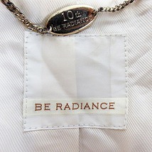 ビーラディエンス BE RADIANCE コート テーラードカラー ロング 長袖 ウール カシミヤ混 無地 F アイボリー アウター /MO レディース_画像7