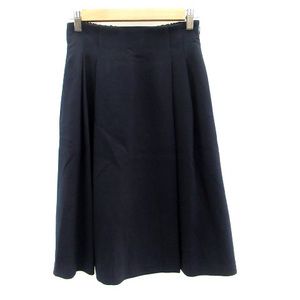  La Totalite La TOTALITE flair skirt mi leak height 36 black black /HO13 lady's 