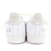 アディダスオリジナルス adidas originals スーパースター SUPERSTAR スニーカー レザー ロゴ 23cm 白 ホワイト FY0038 /SR ■SH レディー_画像6