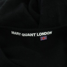 マリークワント MARY QUANT ニットワンピース 膝丈 半袖 M 黒 ブラック /HK ■OS レディース_画像3